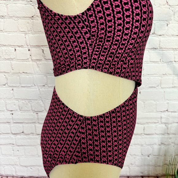 MICHAEL KORS Asymmetric One Shoulder Cutout One-Piece Swimsuit--12 - Picture 8 of 14